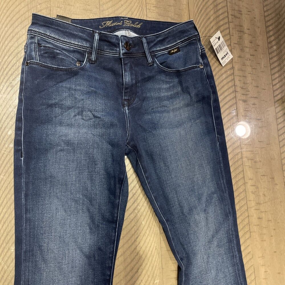 Mavi Gold Jeans Women 27/33 Blue Denim - Picture 4 of 11
